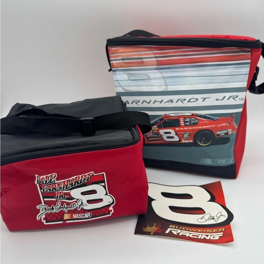 NASCAR Dale Earnhardt Jr. Racing Cooler Lunch Bags box carrying straps bundle